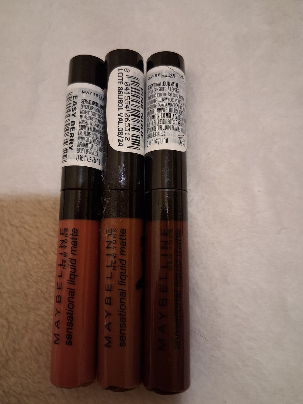 Maybelline Sensational Liquid Matte Trio - Tan, Brown, Dark Brown